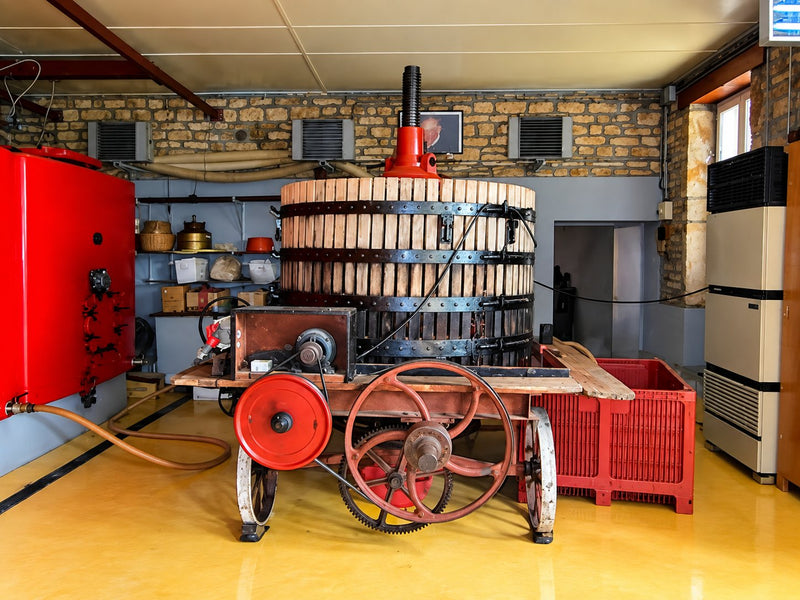 Die Kelter des Weinguts – Domaine Camus